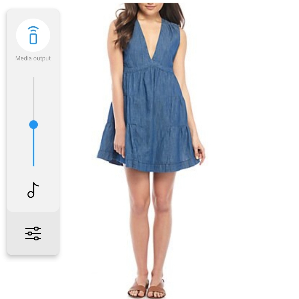 Sale !! Free people XS dress Minie deniun